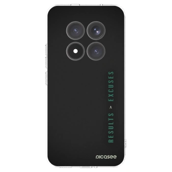 Picasee silikonowe przeźroczyste etui na Xiaomi Redmi Note 15 Pro+ - Results x Excuses