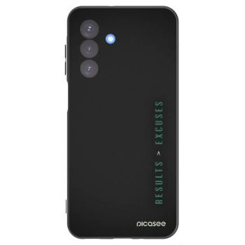 Picasee silikonowe czarne etui na Samsung Galaxy A17 5G - Results x Excuses