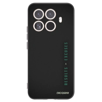 Picasee silikonowe czarne etui na Xiaomi 15T Pro - Results x Excuses