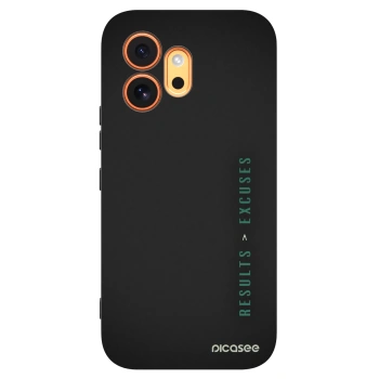 Picasee silikonowe czarne etui na Honor 600 - Results x Excuses