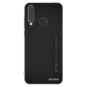 Picasee silikonowe przeźroczyste etui na Honor 20 Lite - Results x Excuses