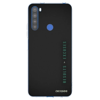 Picasee silikonowe przeźroczyste etui na Xiaomi Redmi Note 8T - Results x Excuses
