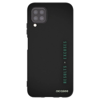 Picasee silikonowe czarne etui na Huawei P40 Lite - Results x Excuses