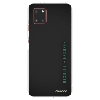 Picasee silikonowe przeźroczyste etui na Samsung Galaxy Note 10 Lite N770F - Results x Excuses