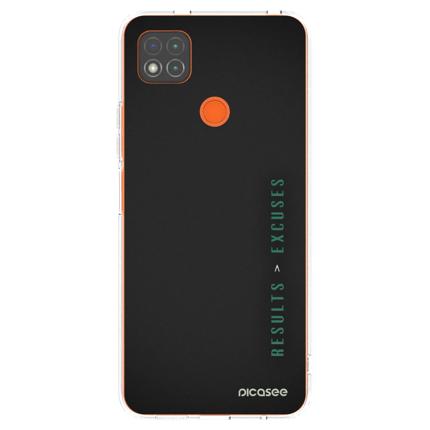 Picasee silikonowe przeźroczyste etui na Xiaomi Redmi 9C - Results x Excuses
