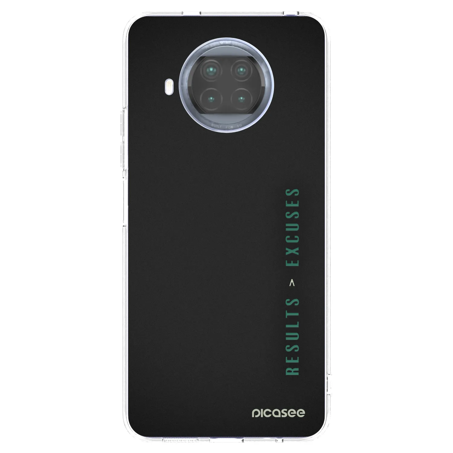Picasee silikonowe przeźroczyste etui na Xiaomi Mi 10T Lite - Results x Excuses