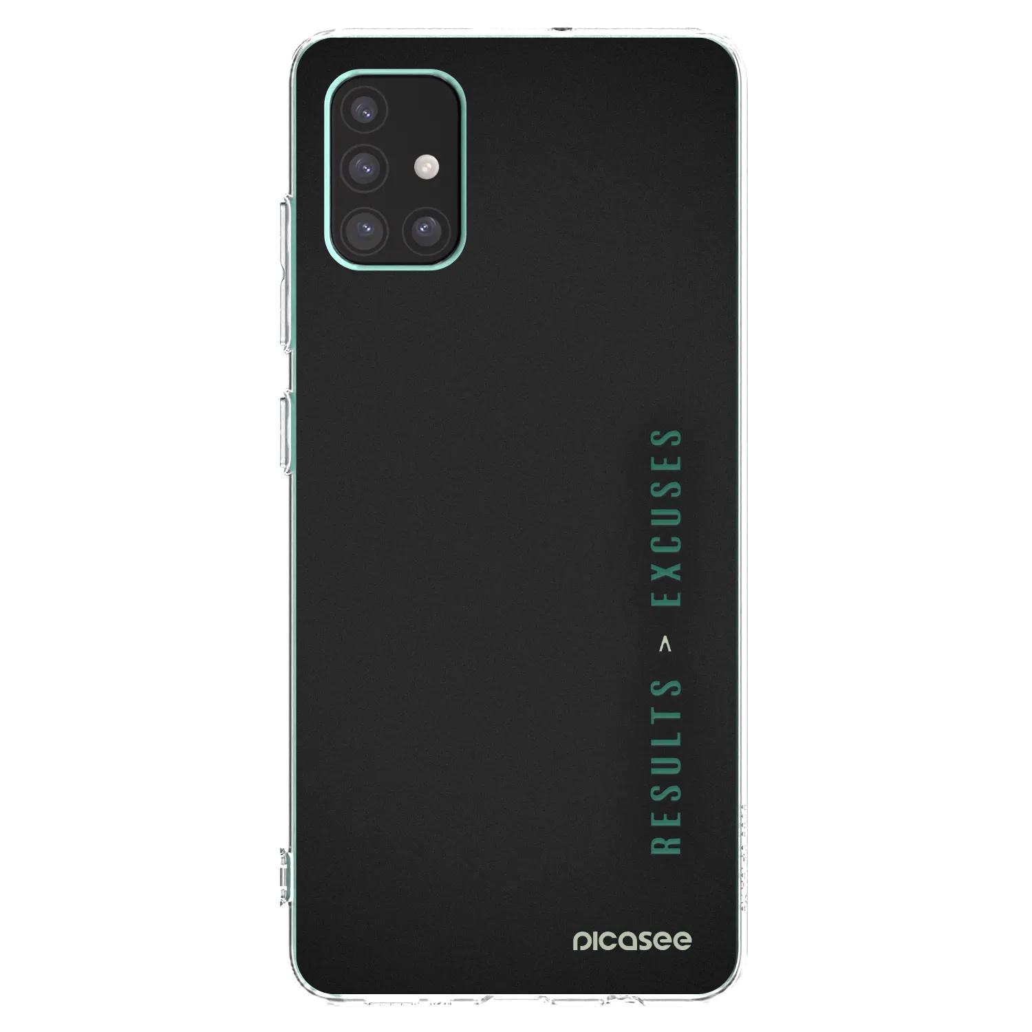 Picasee silikonowe przeźroczyste etui na Samsung Galaxy M51 M515F - Results x Excuses