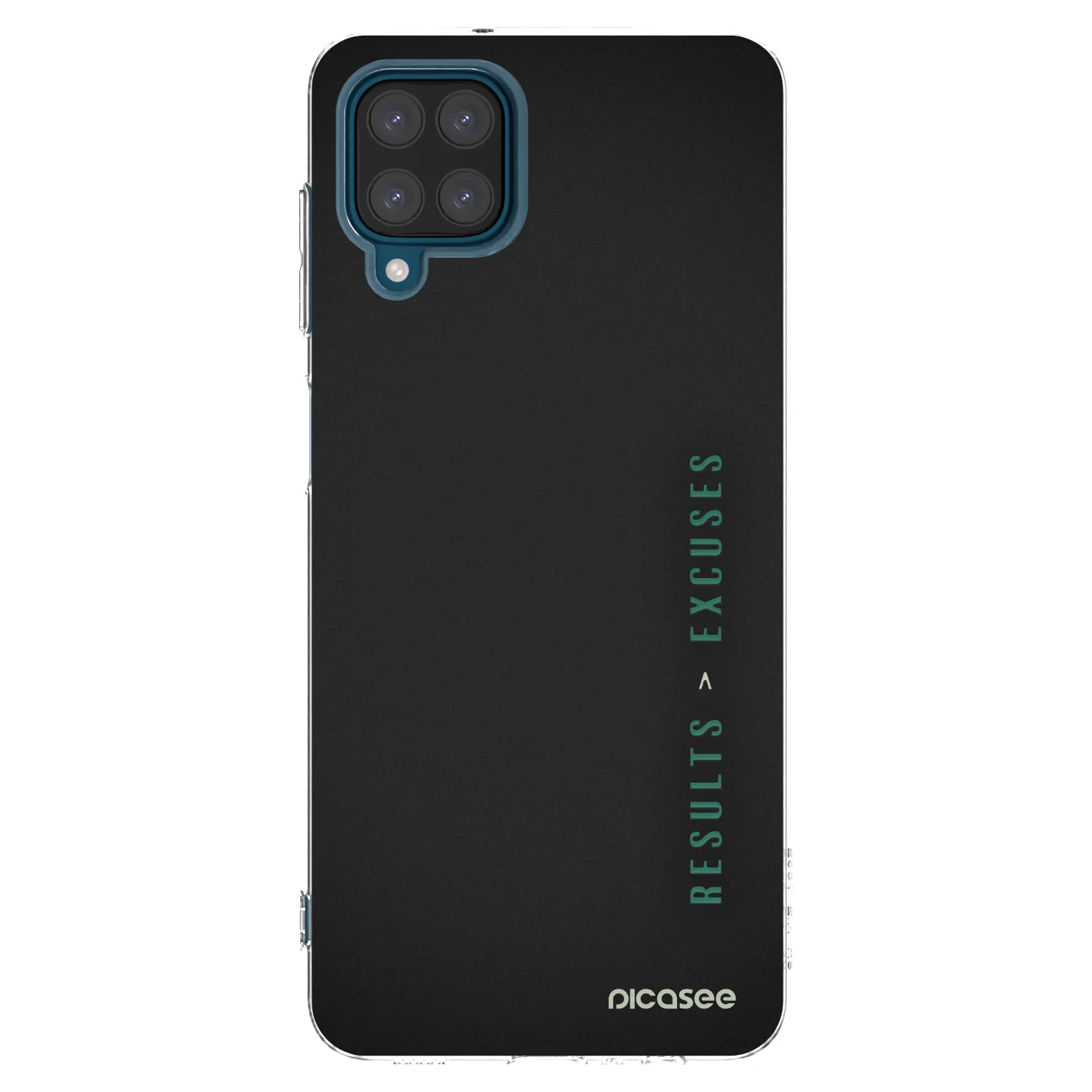 Picasee silikonowe przeźroczyste etui na Samsung Galaxy A12 A125F - Results x Excuses