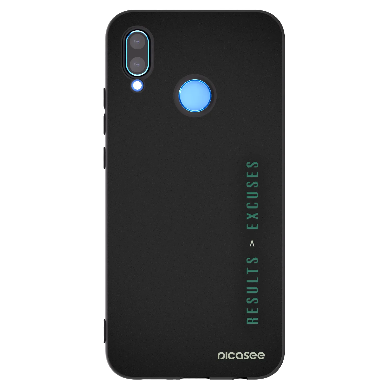 Picasee silikonowe czarne etui na Huawei Mate 40 Pro - Results x Excuses