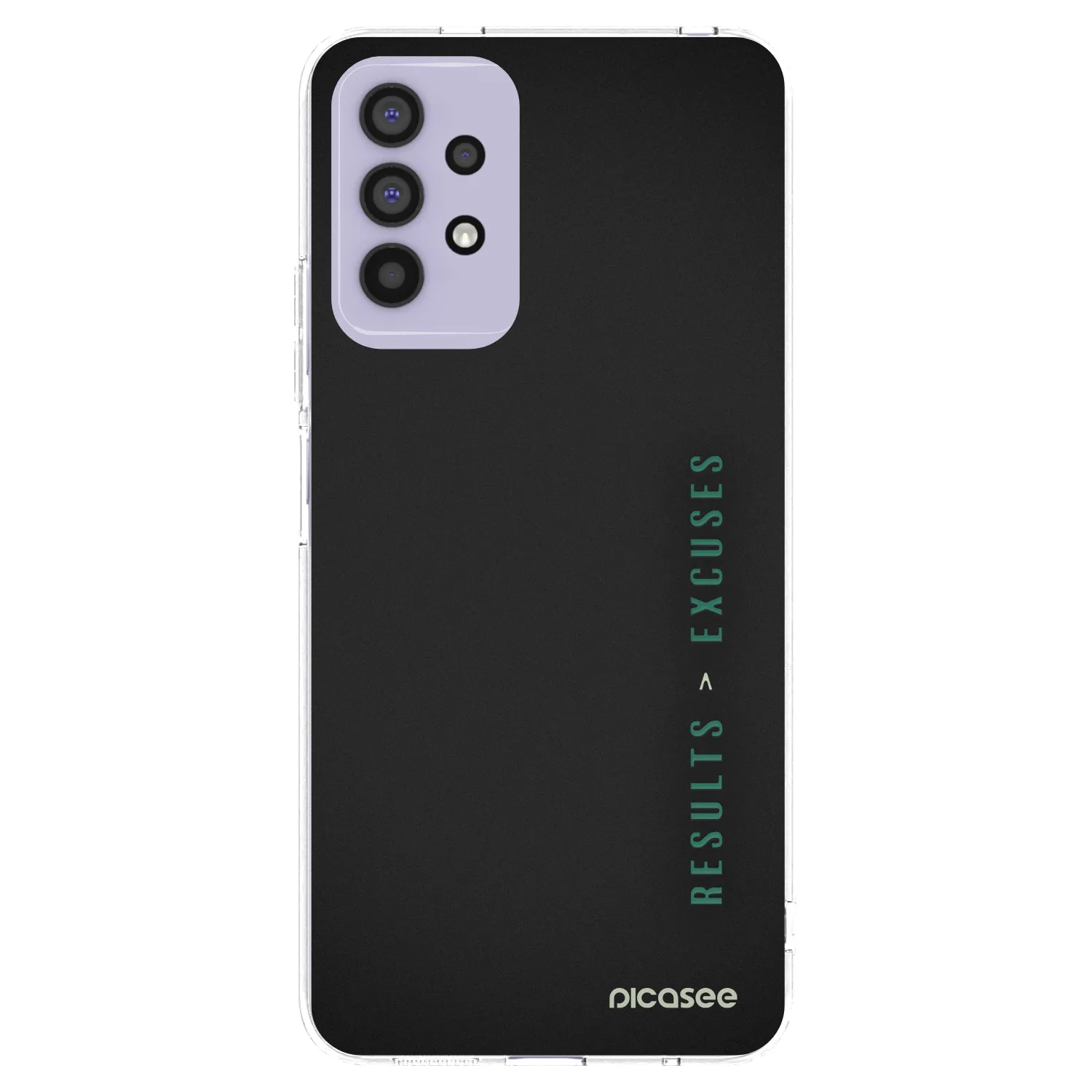 Picasee silikonowe przeźroczyste etui na Samsung Galaxy A32 4G SM-A325F - Results x Excuses