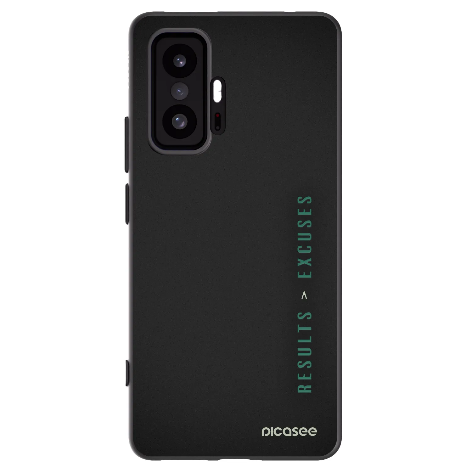 Picasee silikonowe czarne etui na Xiaomi 11T Pro - Results x Excuses