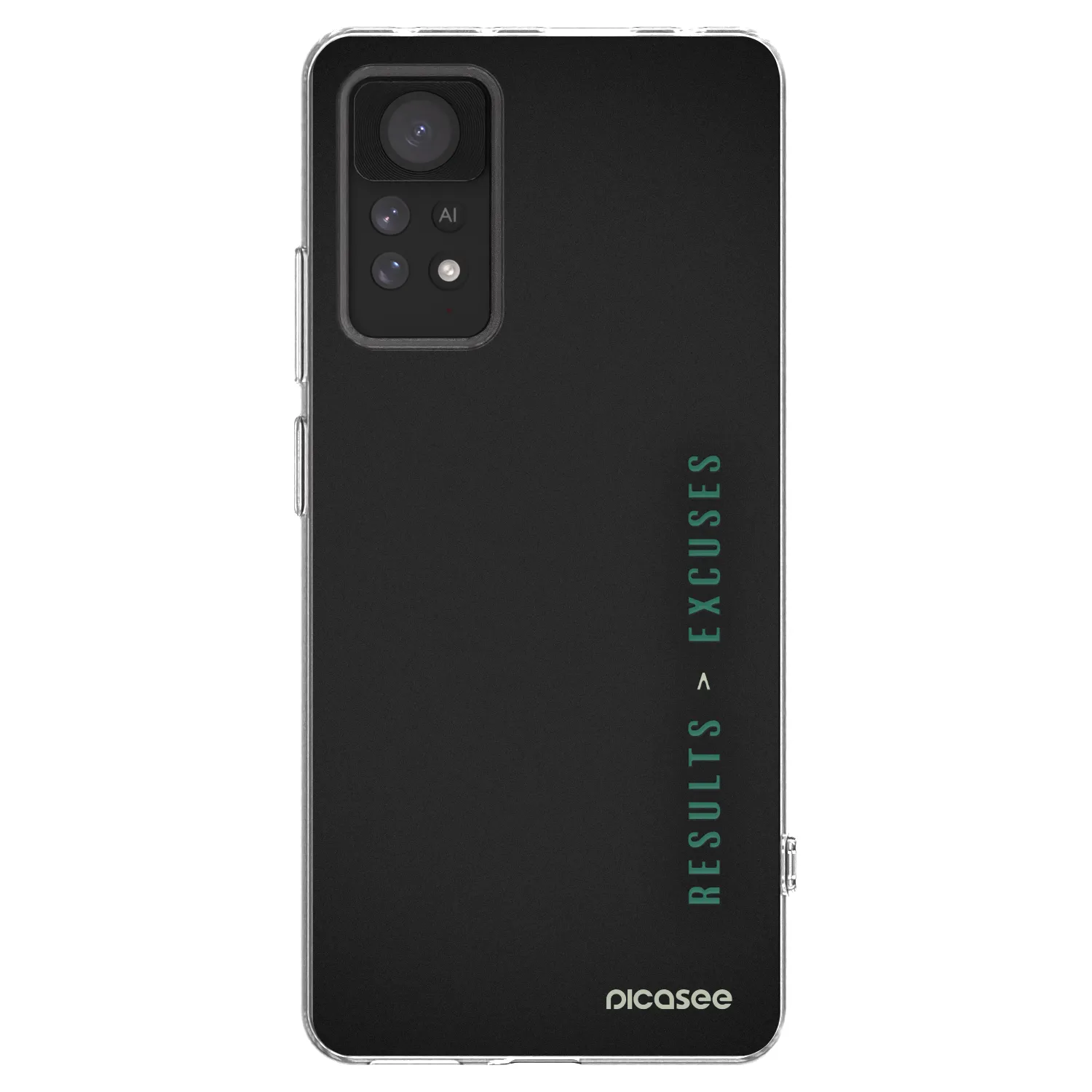 Picasee silikonowe przeźroczyste etui na Xiaomi Redmi Note 11 Pro 5G - Results x Excuses