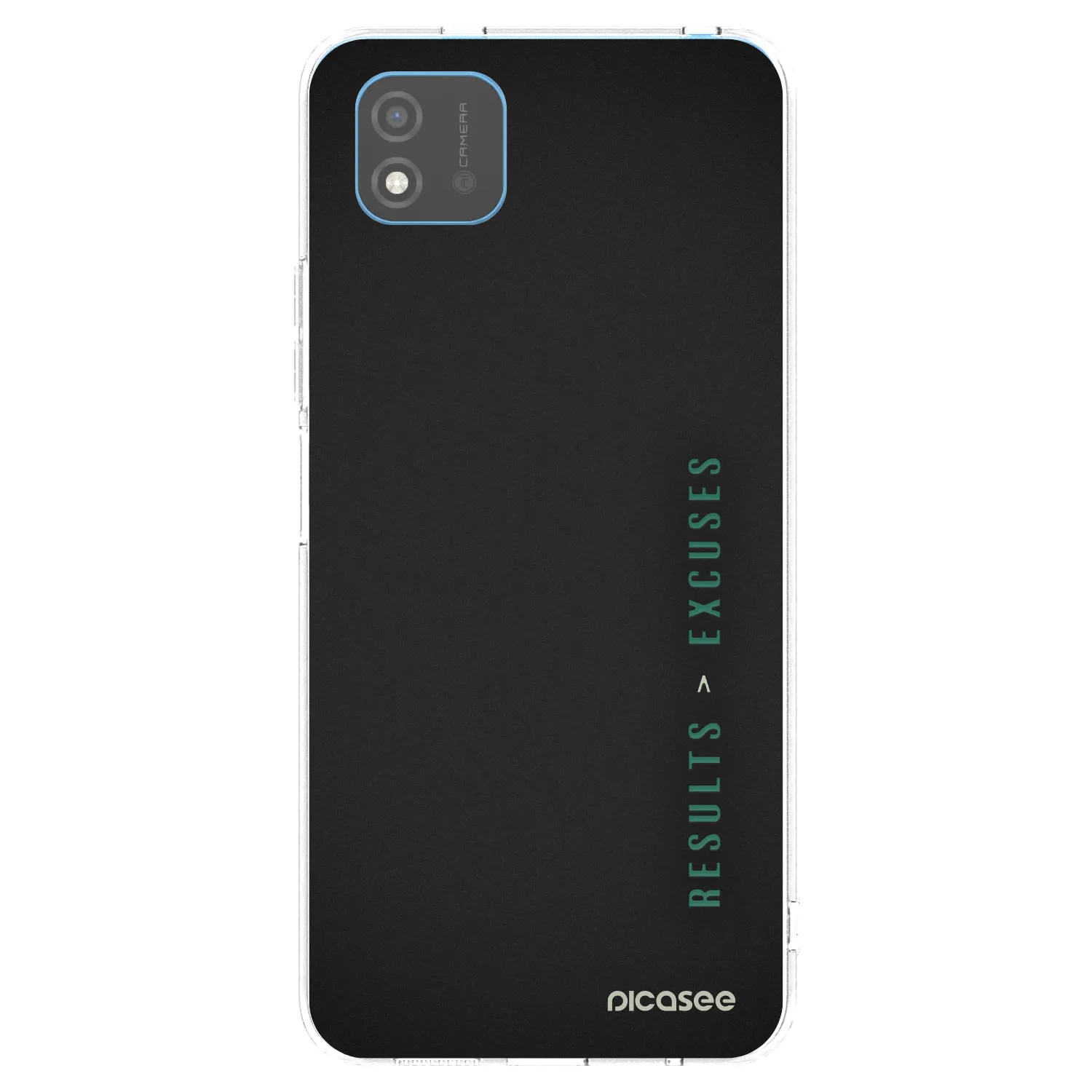 Picasee silikonowe przeźroczyste etui na Realme C11 (2021) - Results x Excuses