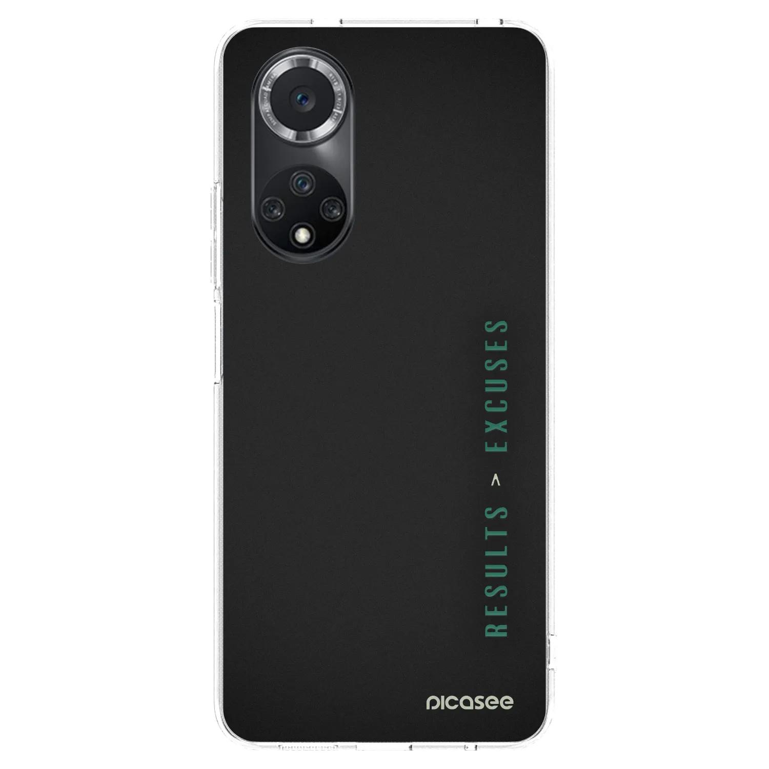 Picasee silikonowe przeźroczyste etui na Huawei Nova 9 SE - Results x Excuses