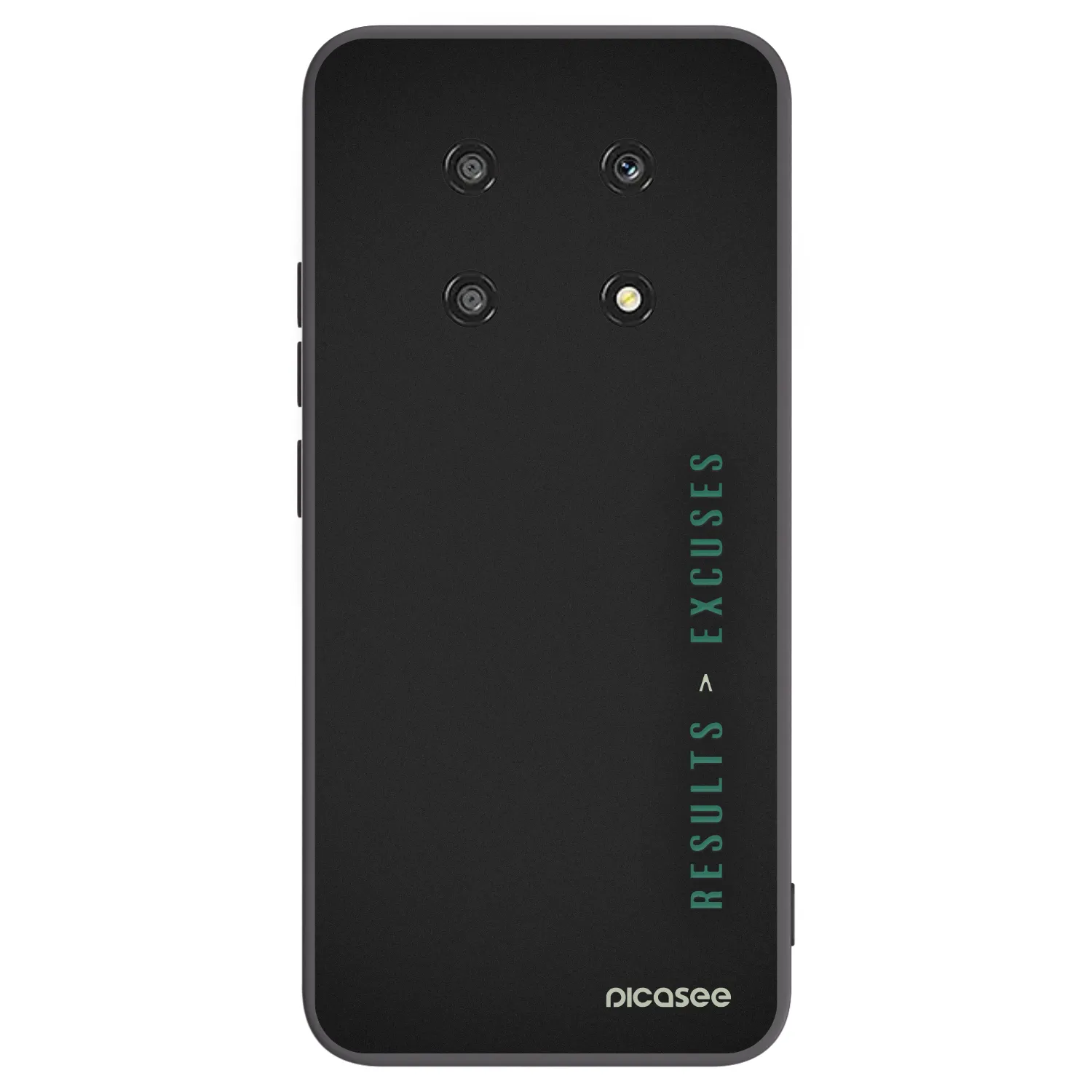 Picasee silikonowe czarne etui na Honor Magic4 Lite 5G - Results x Excuses