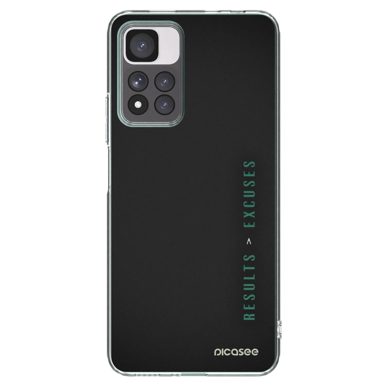 Picasee silikonowe przeźroczyste etui na Xiaomi Redmi Note 11 Pro+ 5G - Results x Excuses