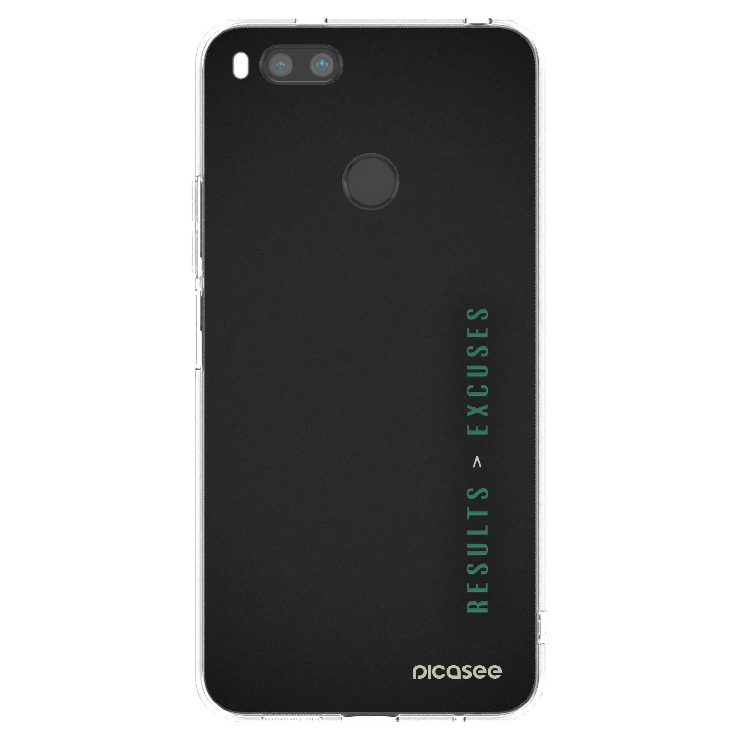 Picasee silikonowe przeźroczyste etui na Xiaomi Redmi A1 - Results x Excuses