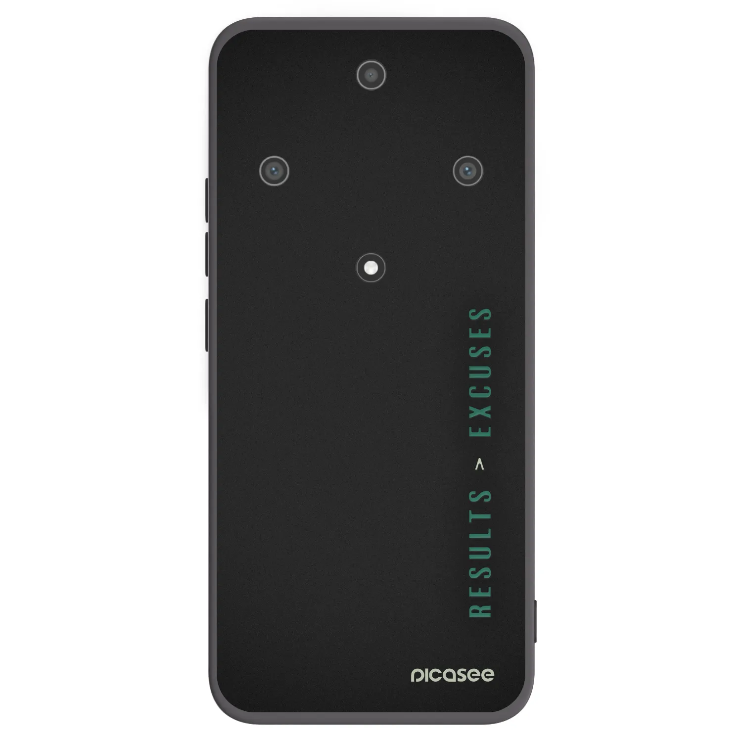 Picasee silikonowe czarne etui na Honor Magic5 Lite 5G - Results x Excuses
