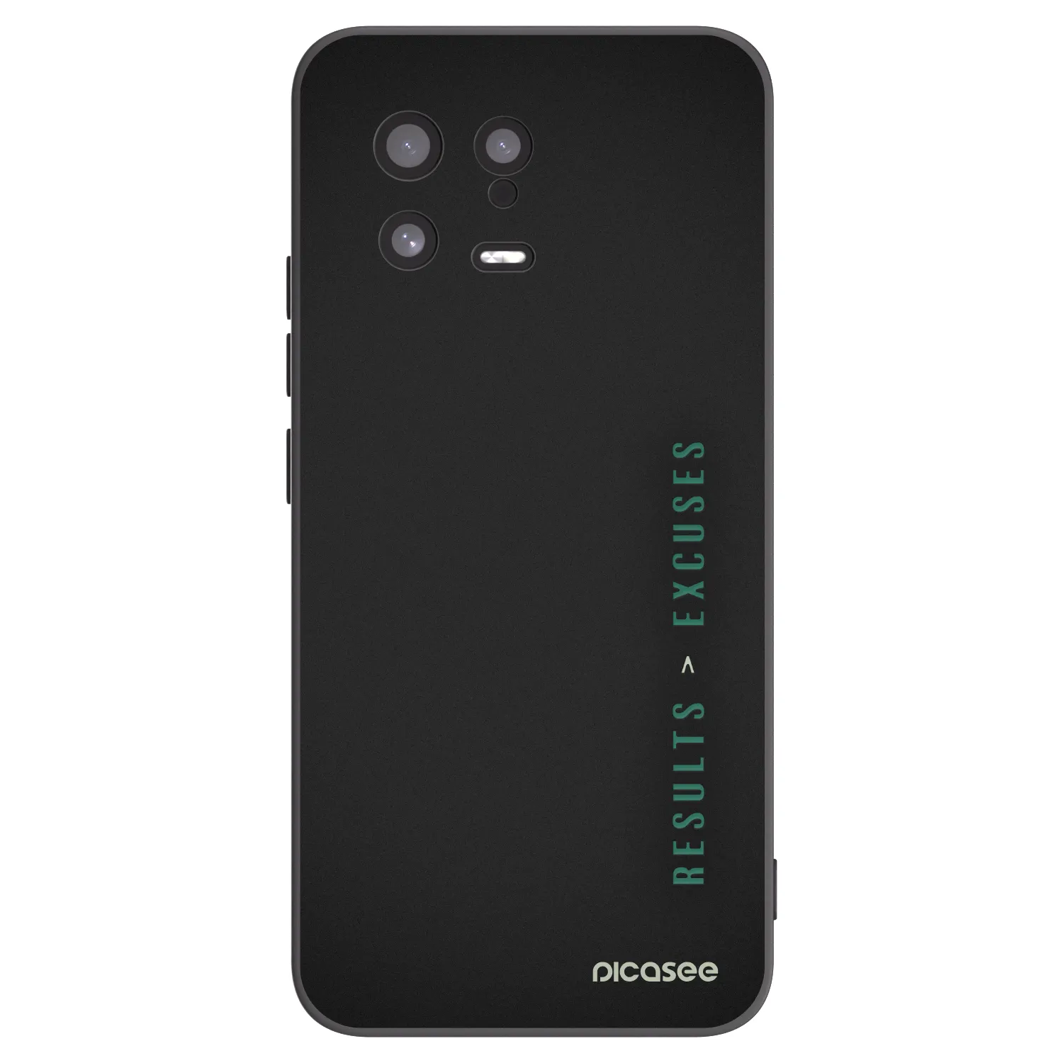Picasee silikonowe czarne etui na Xiaomi 13 - Results x Excuses