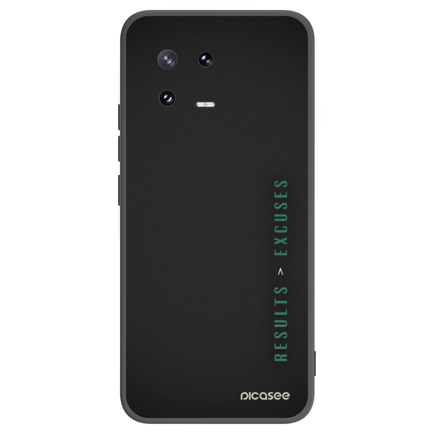 Picasee silikonowe czarne etui na Xiaomi 13 Pro - Results x Excuses