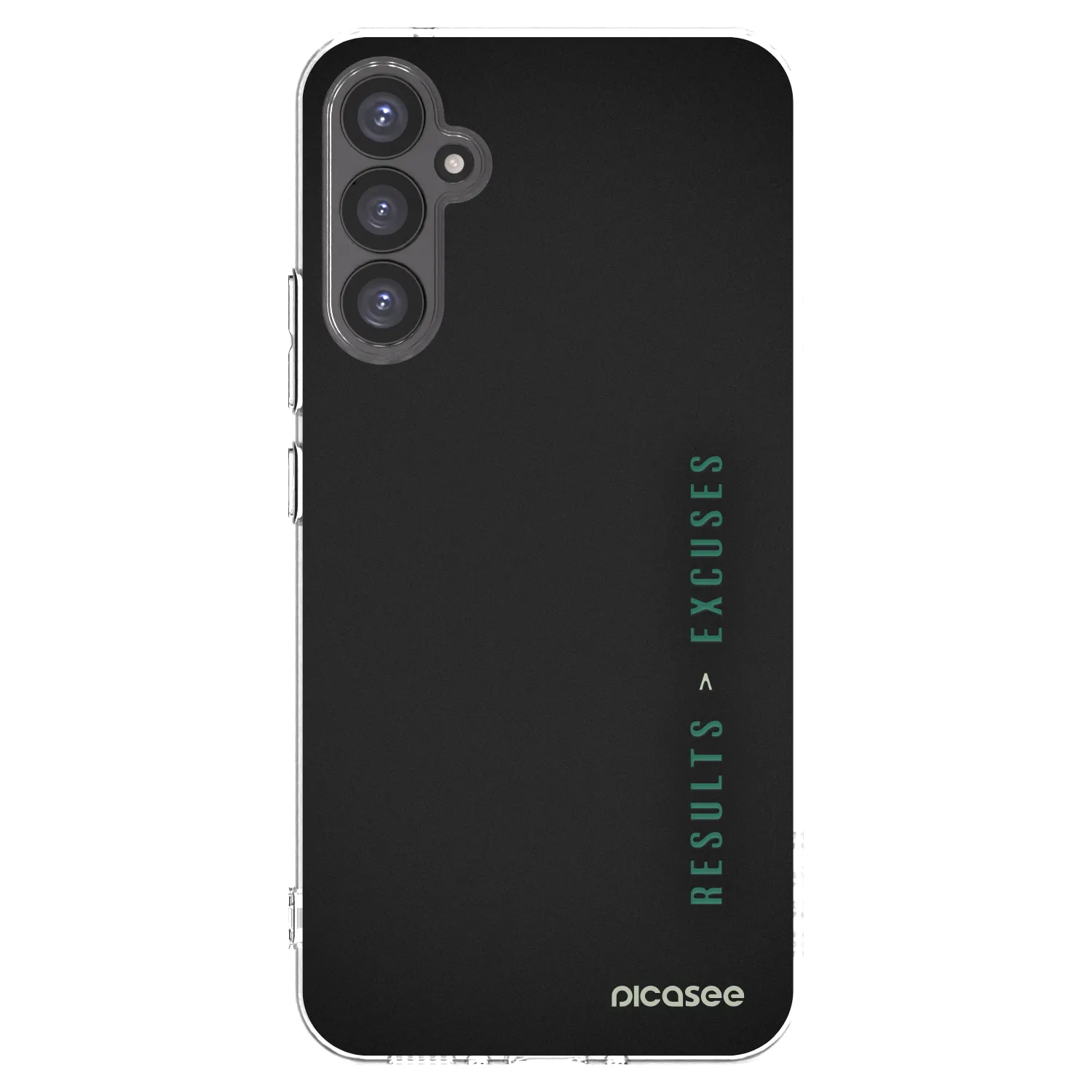 Picasee silikonowe przeźroczyste etui na Samsung Galaxy A34 5G A346B - Results x Excuses