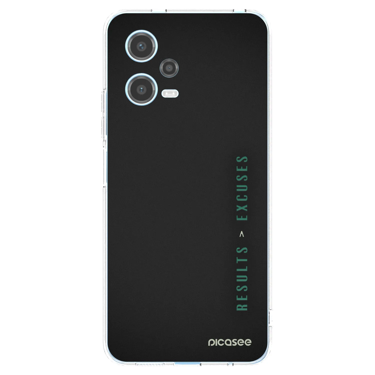 Picasee silikonowe przeźroczyste etui na Xiaomi Redmi Note 12 5G - Results x Excuses