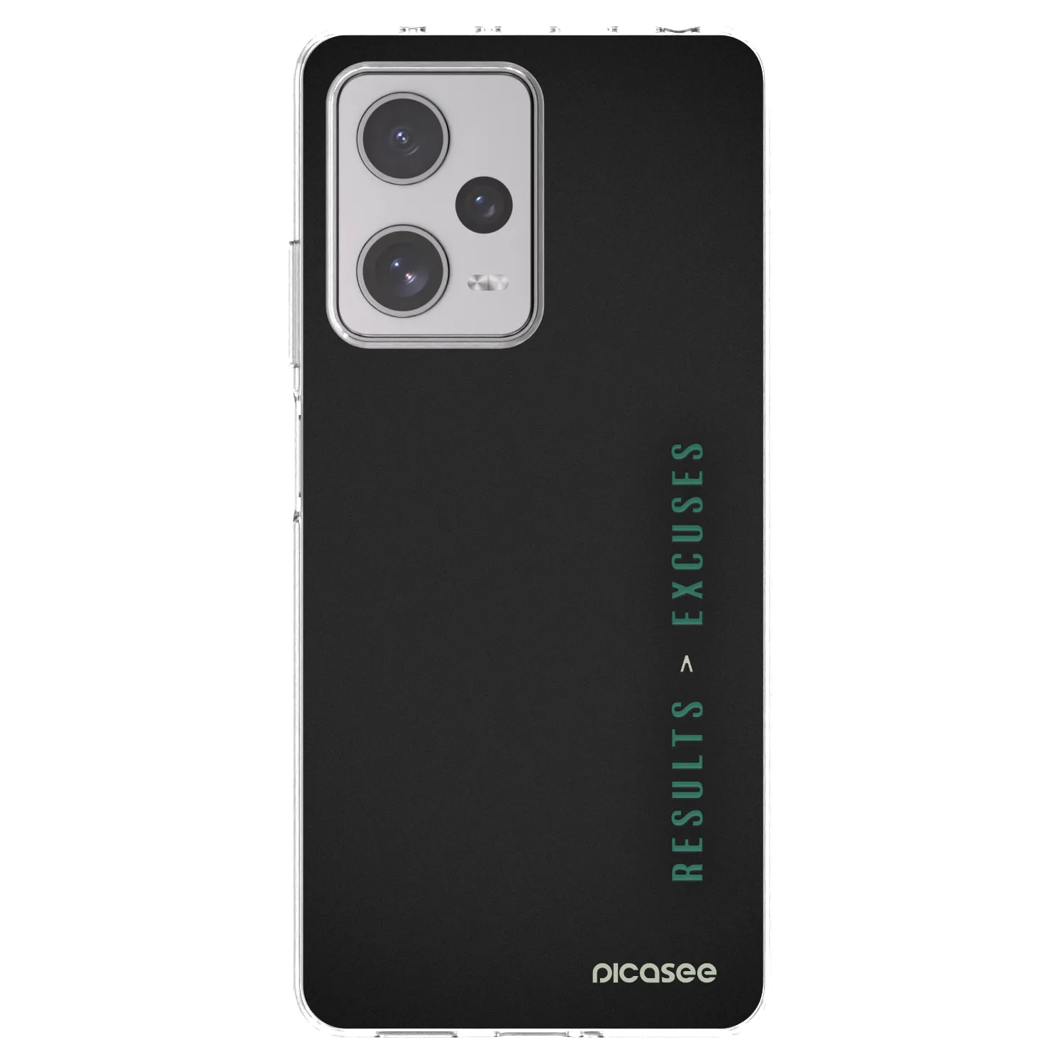 Picasee silikonowe przeźroczyste etui na Xiaomi Redmi Note 12 Pro+ 5G - Results x Excuses