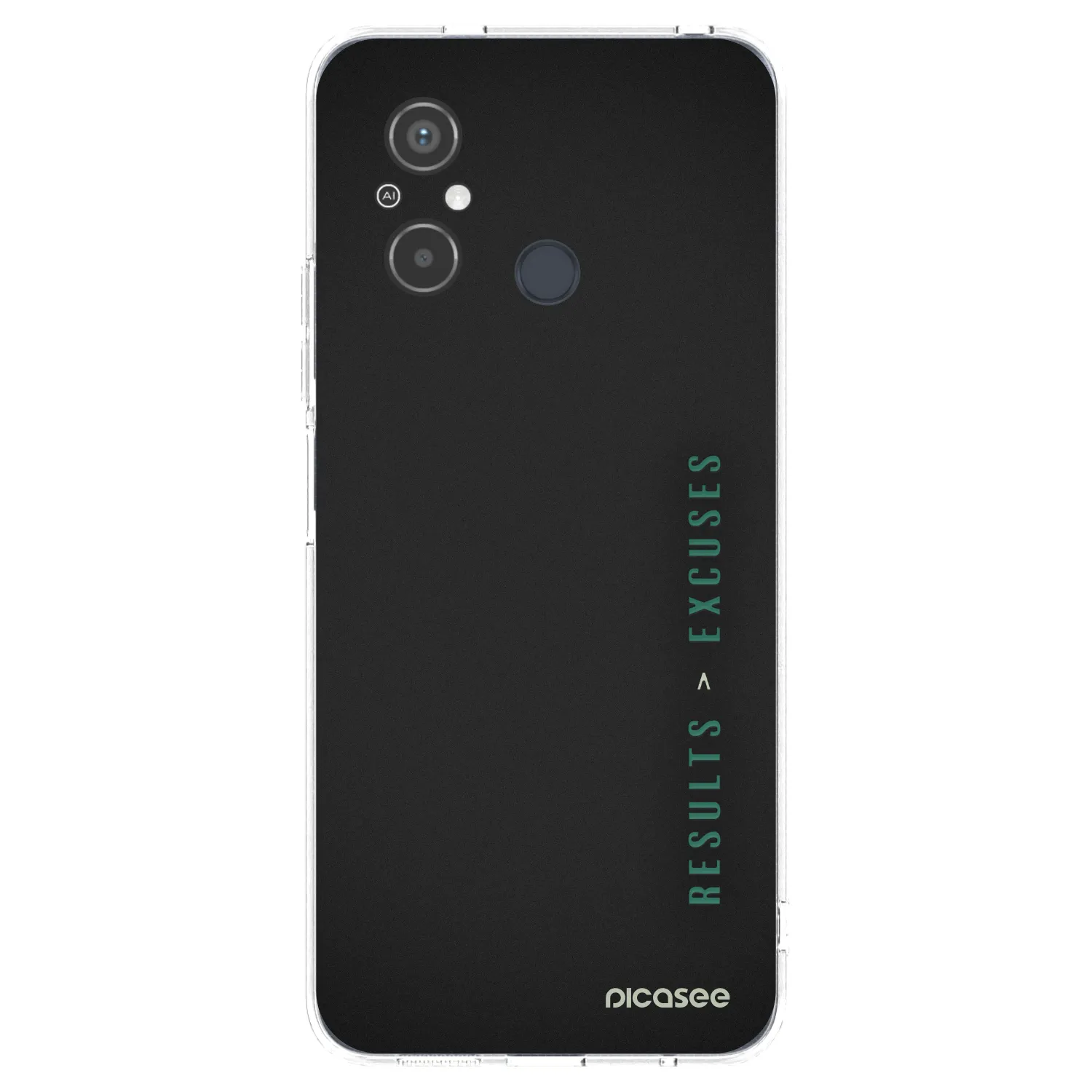 Picasee silikonowe przeźroczyste etui na Xiaomi Redmi 12C - Results x Excuses