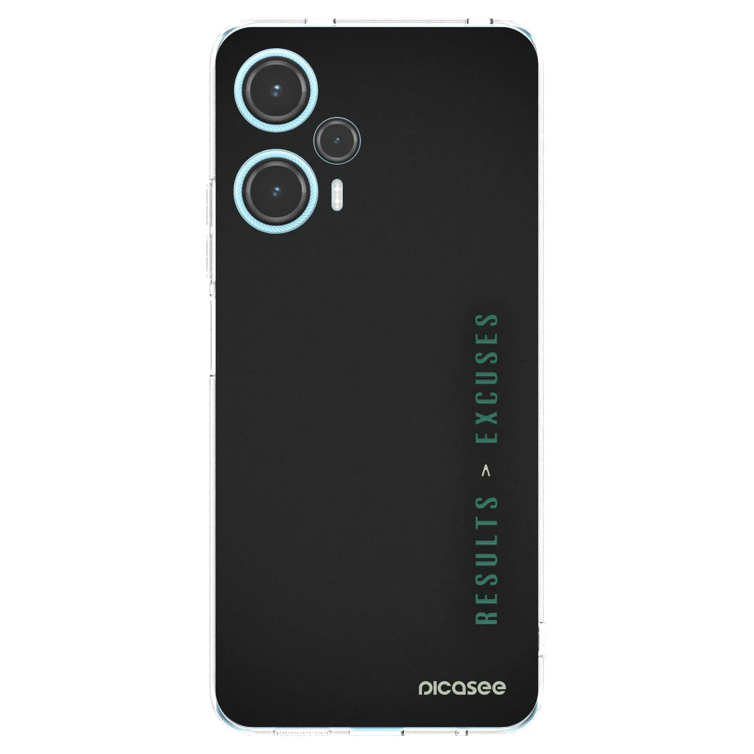 Picasee silikonowe przeźroczyste etui na Xiaomi Poco F5 - Results x Excuses