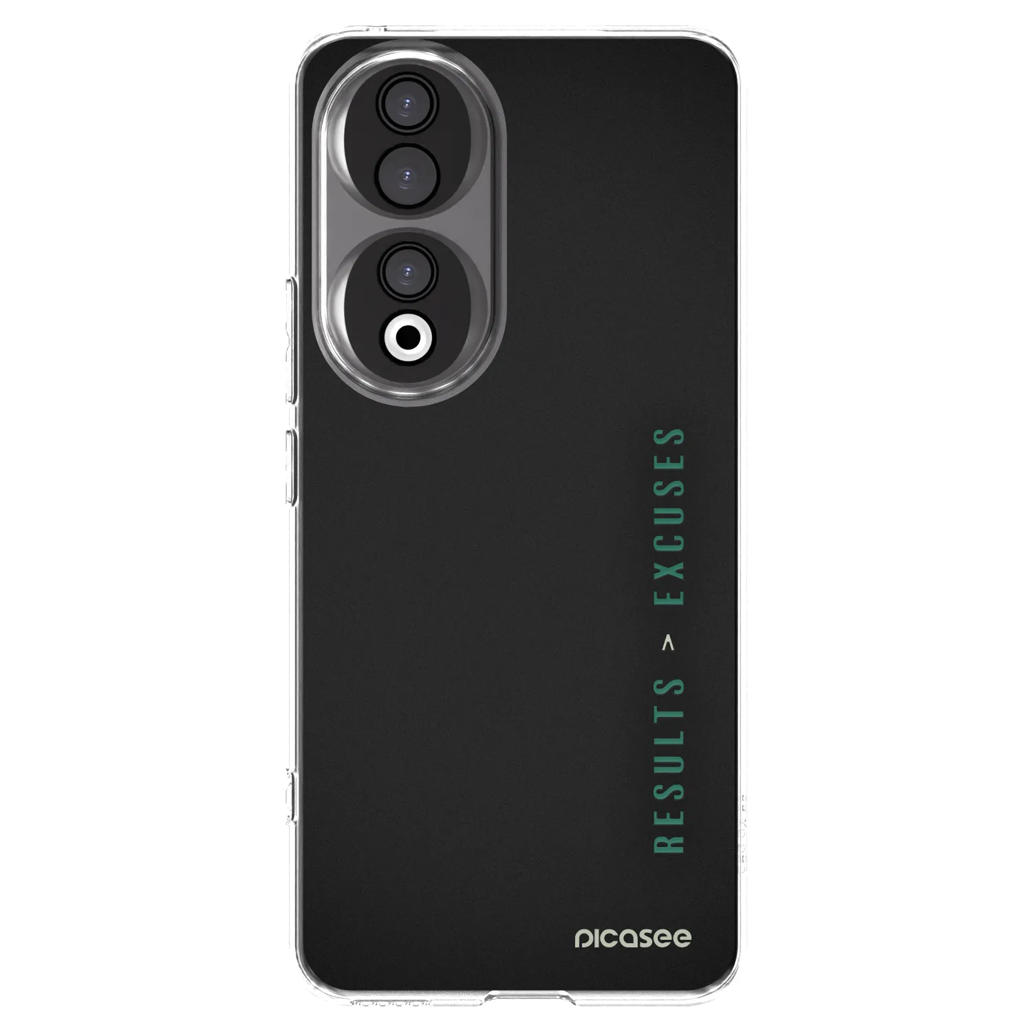 Picasee silikonowe przeźroczyste etui na Honor 90 5G - Results x Excuses