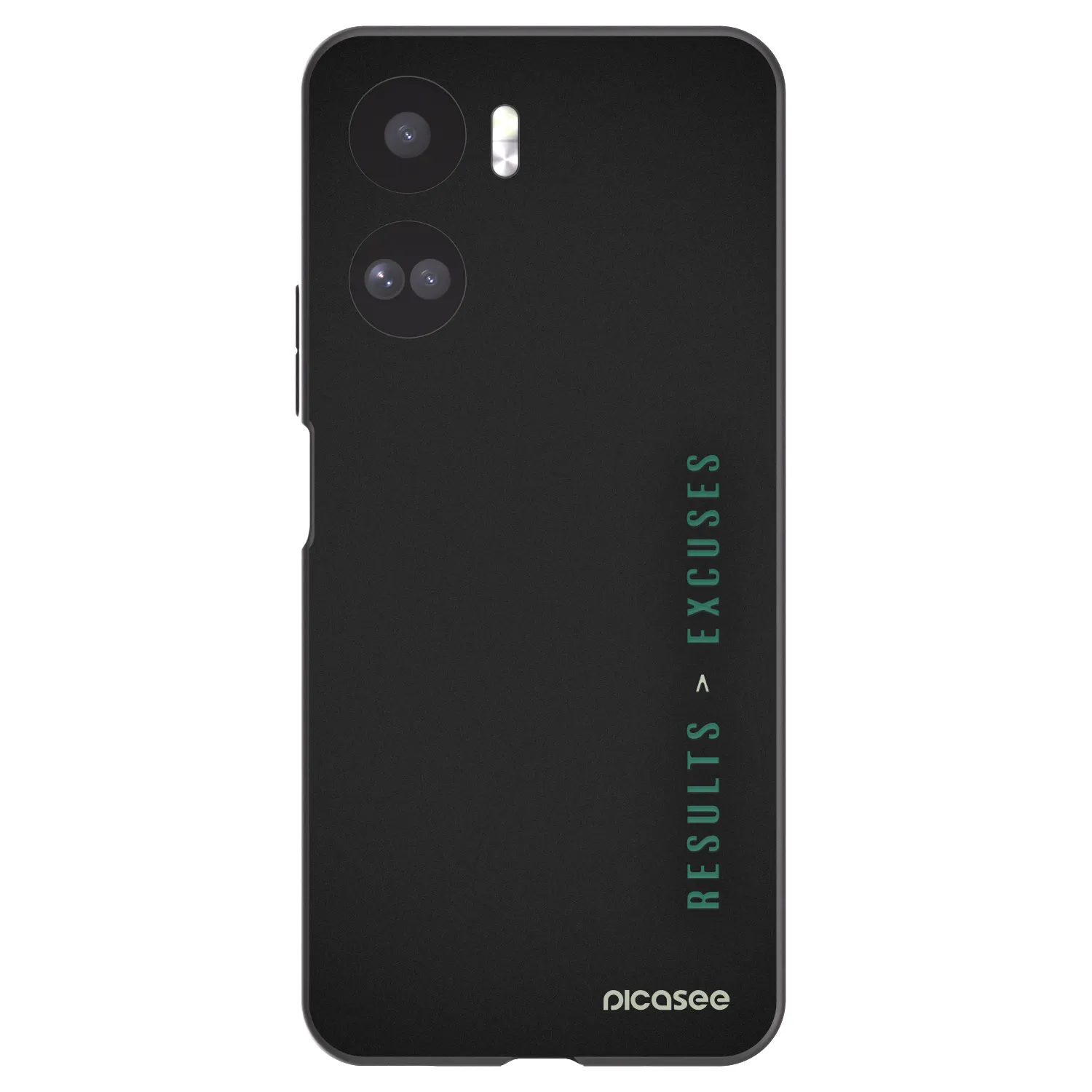 Picasee silikonowe czarne etui na Honor 90 Lite 5G - Results x Excuses