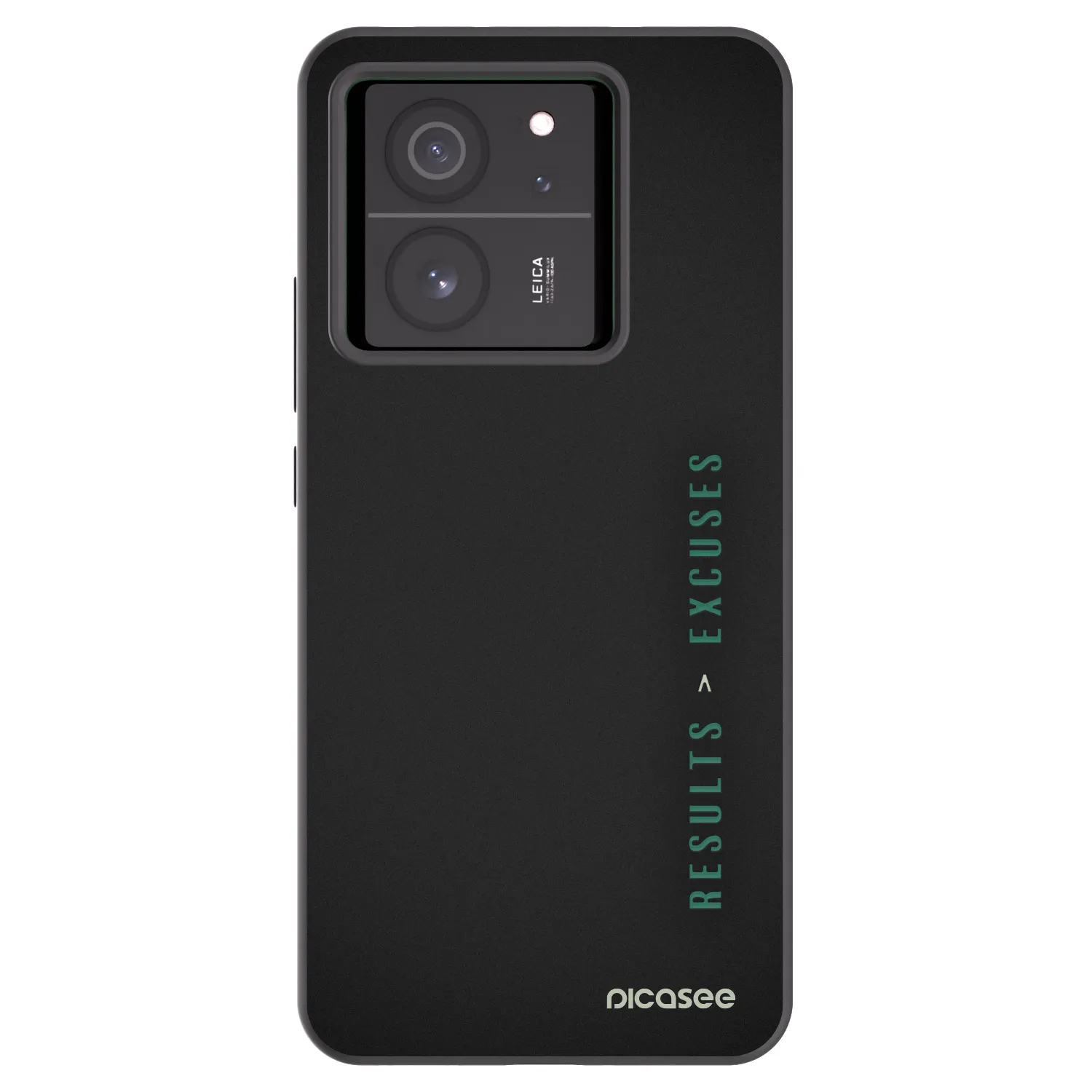 Picasee silikonowe czarne etui na Xiaomi 13T Pro - Results x Excuses