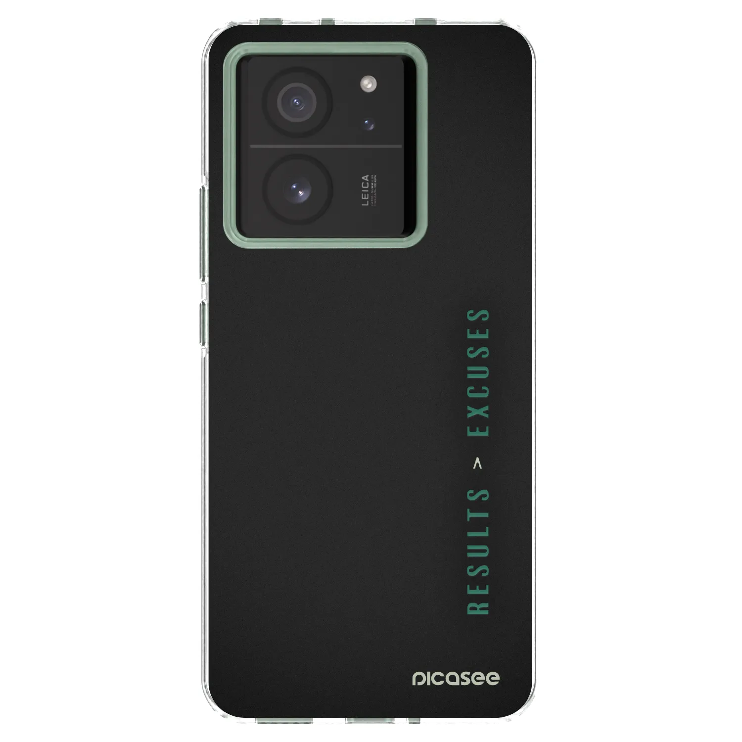 Picasee silikonowe przeźroczyste etui na Xiaomi 13T Pro - Results x Excuses