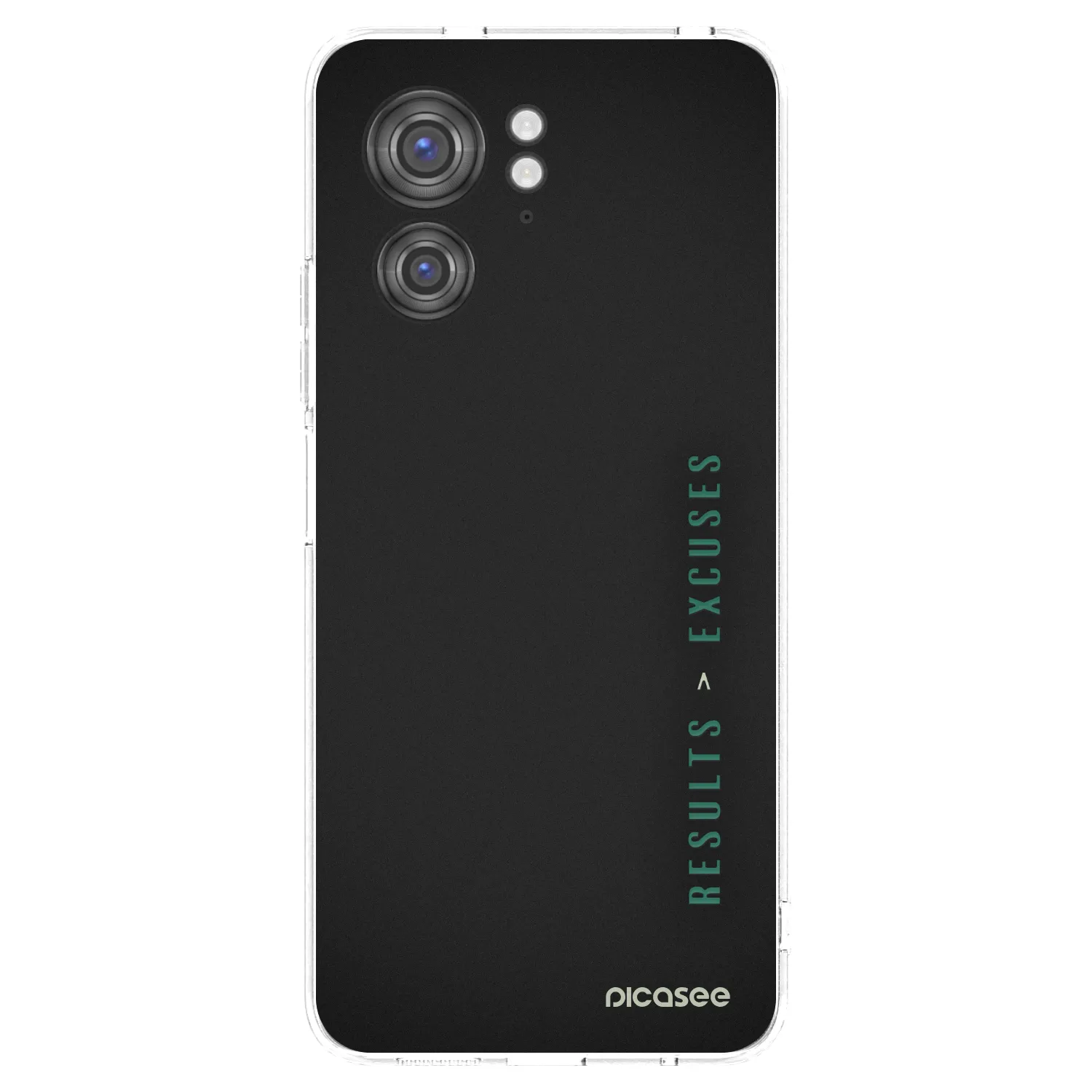 Picasee silikonowe przeźroczyste etui na Motorola Edge 40 - Results x Excuses