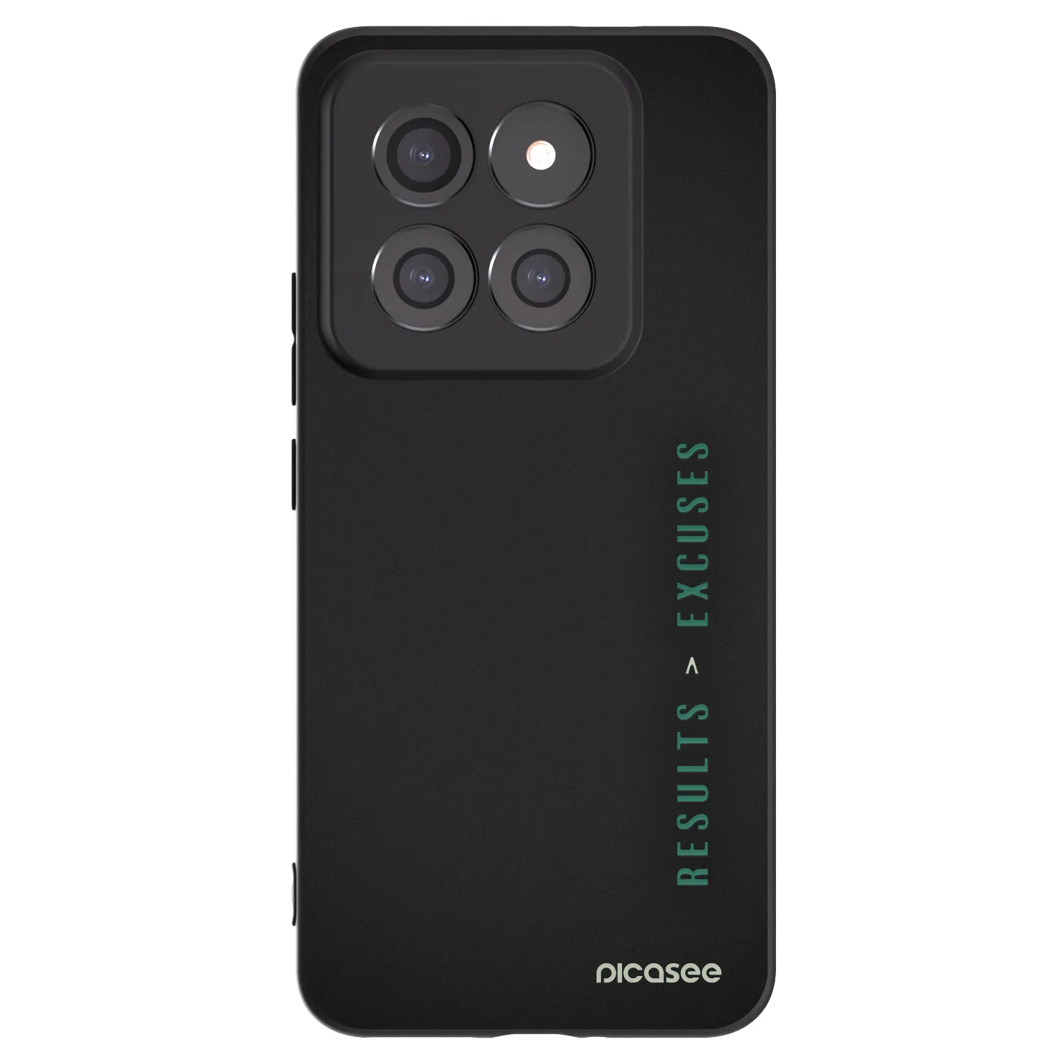 Picasee silikonowe czarne etui na Xiaomi 14 Pro - Results x Excuses