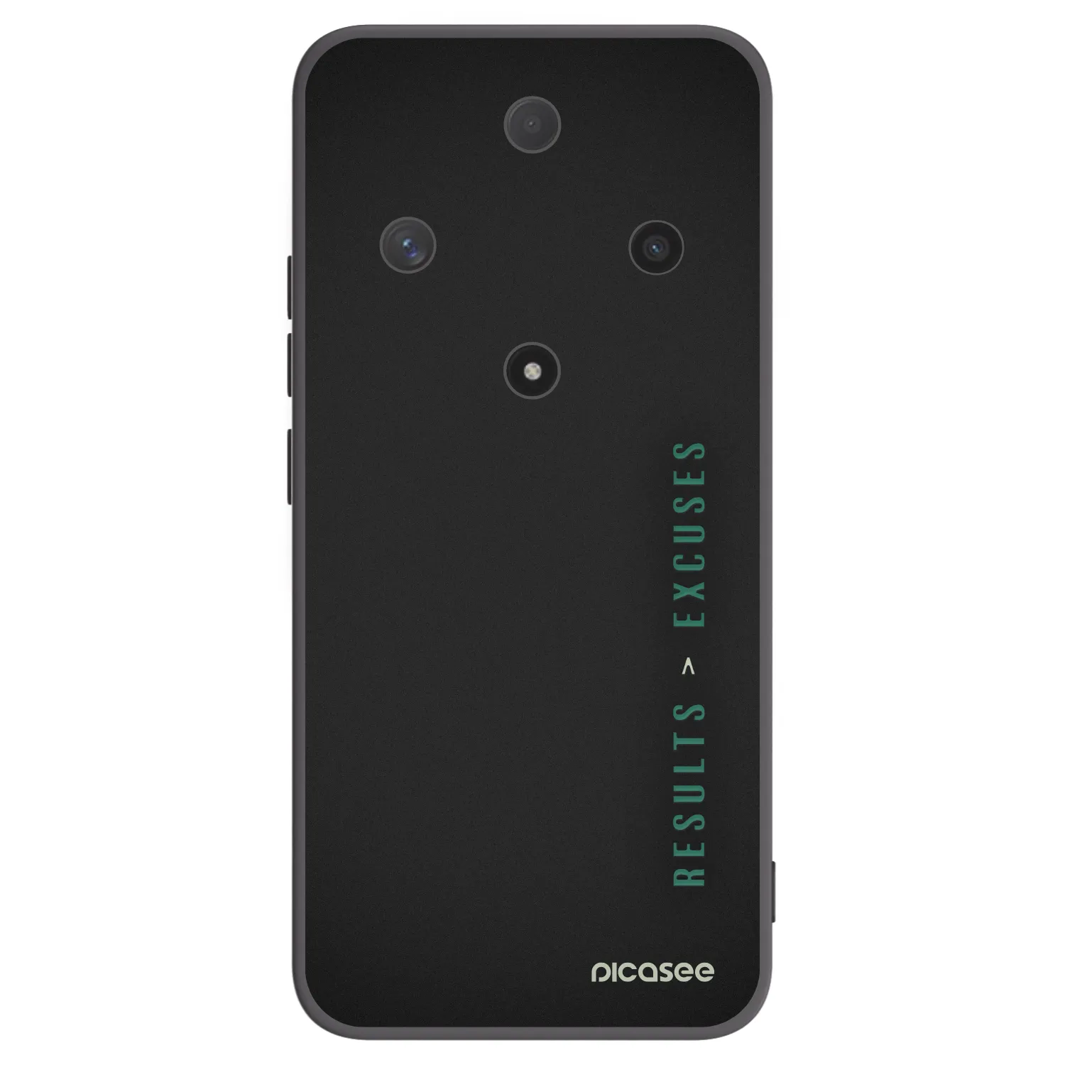 Picasee silikonowe czarne etui na Honor Magic6 Lite 5G - Results x Excuses