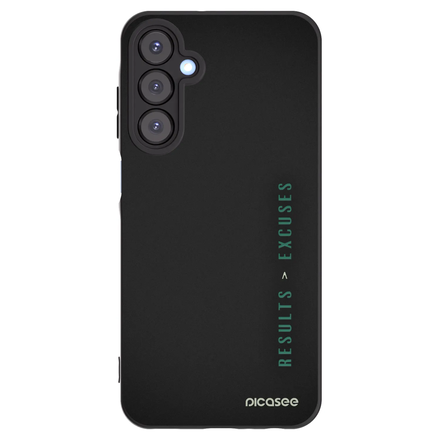 Picasee silikonowe czarne etui na Samsung Galaxy A25 A256B 5G - Results x Excuses