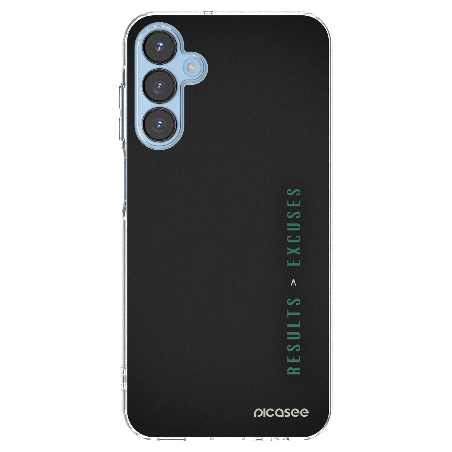 Picasee silikonowe przeźroczyste etui na Samsung Galaxy A15 A156B 5G - Results x Excuses