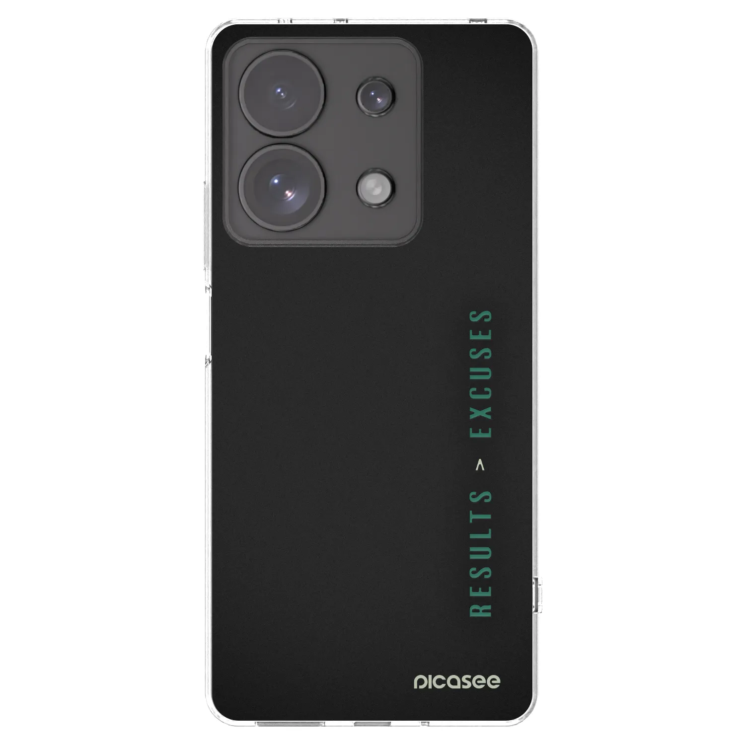 Picasee silikonowe przeźroczyste etui na Xiaomi Redmi Note 13 Pro 4G - Results x Excuses
