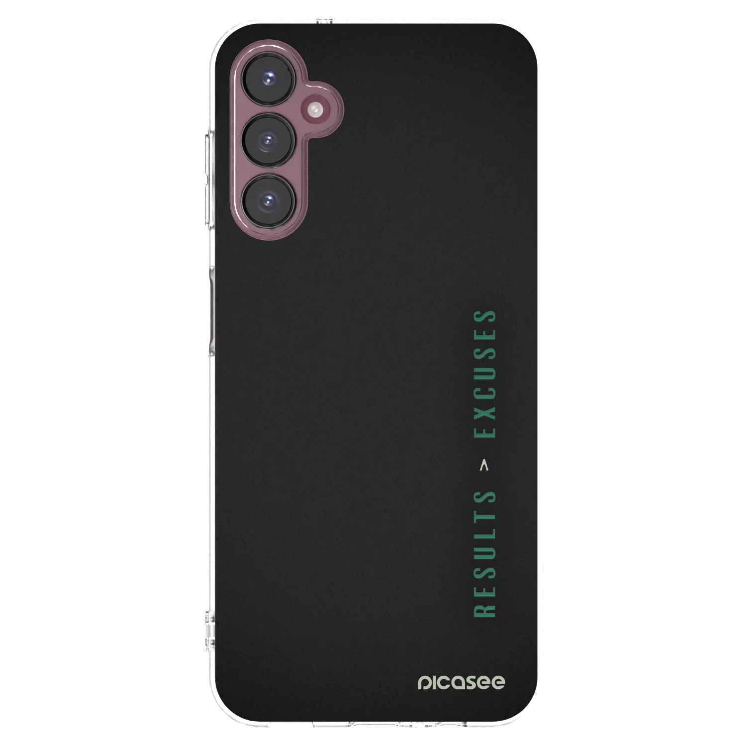 Picasee silikonowe przeźroczyste etui na Samsung Galaxy A05s A057G - Results x Excuses