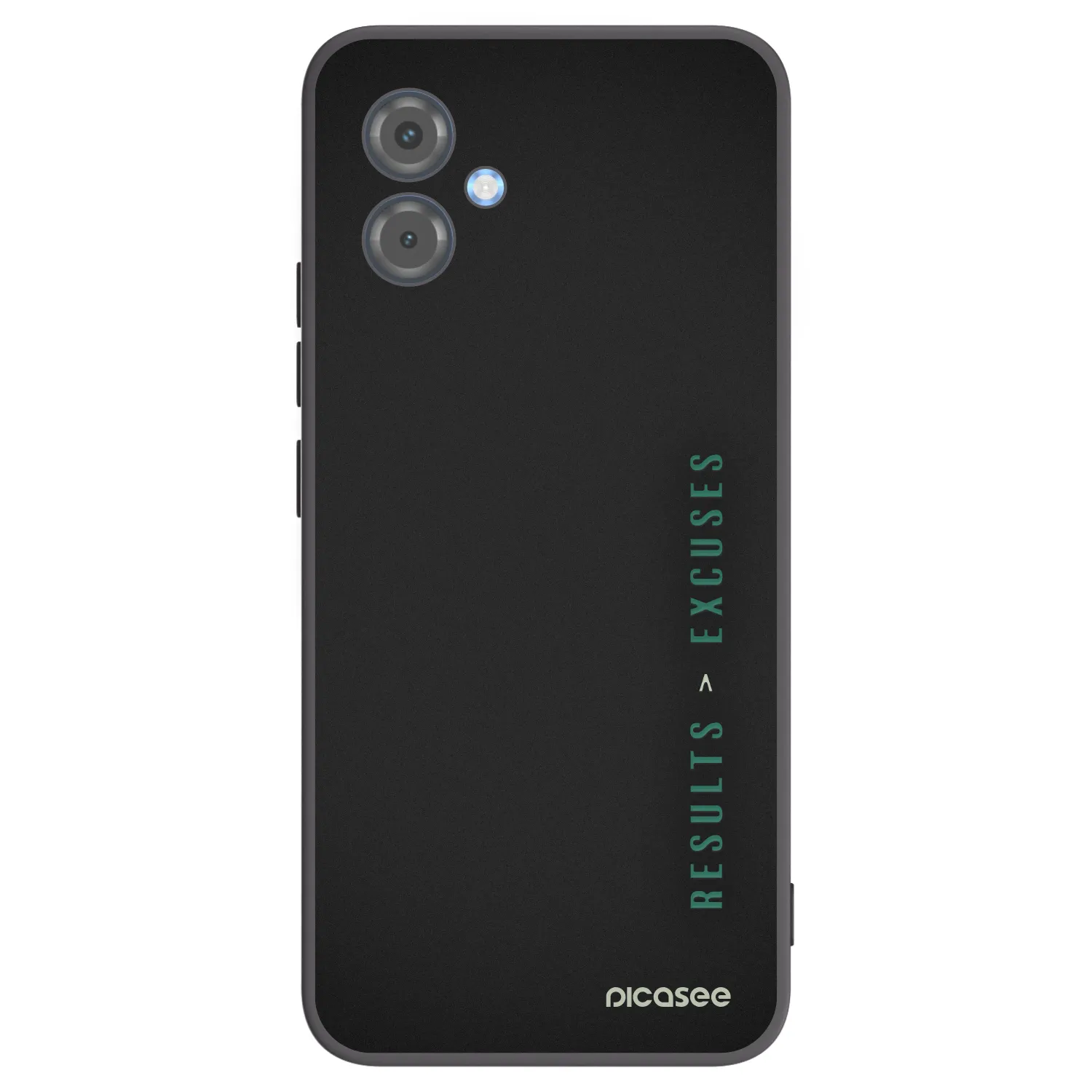 Picasee silikonowe czarne etui na Motorola Moto G14 - Results x Excuses
