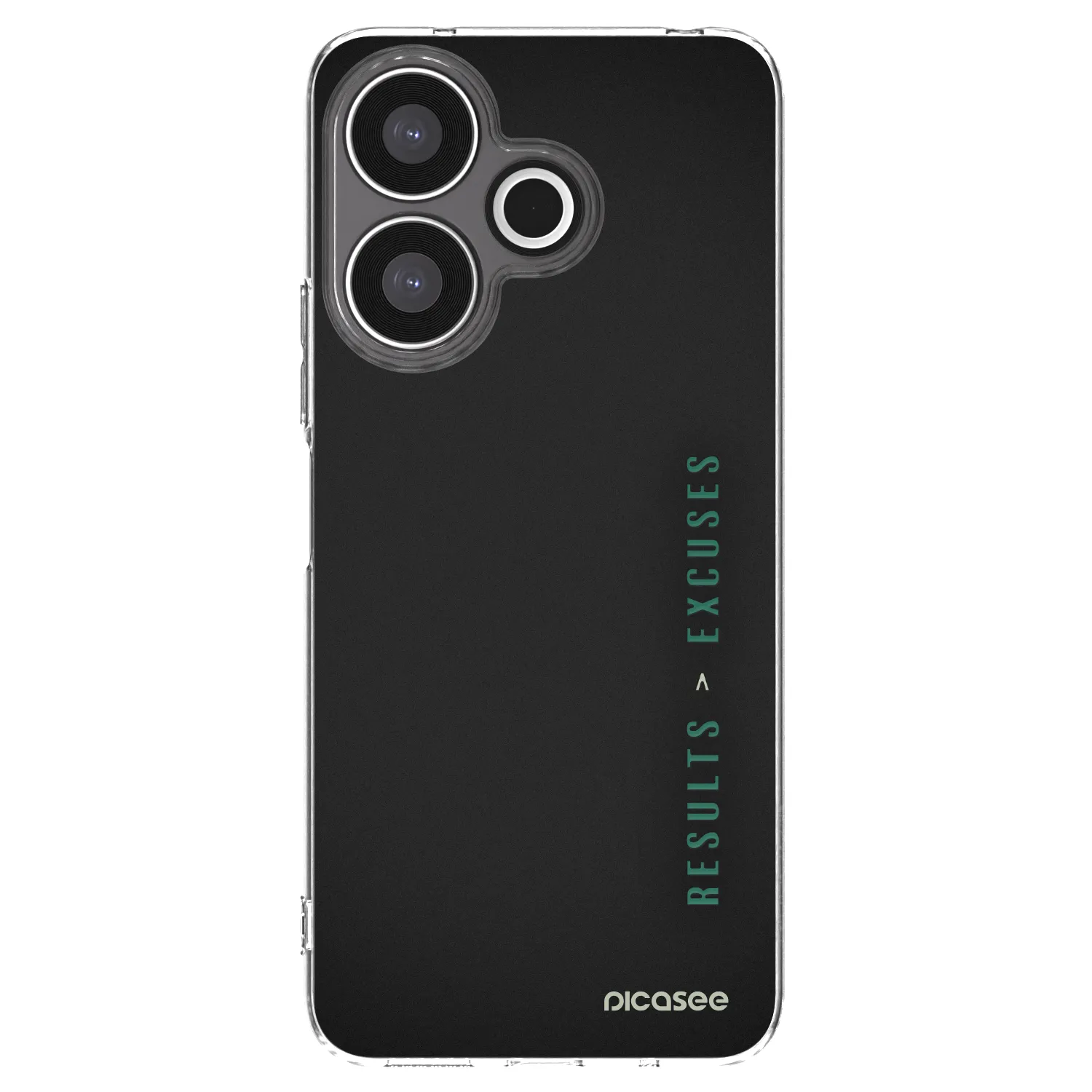 Picasee silikonowe przeźroczyste etui na Xiaomi Redmi 13 4G - Results x Excuses