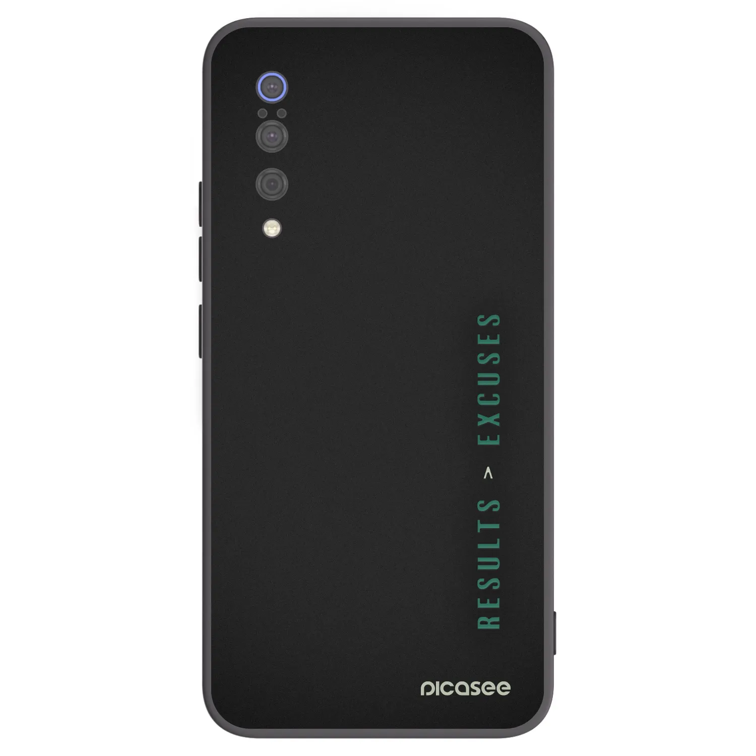 Picasee silikonowe czarne etui na Xiaomi Mi 9 - Results x Excuses