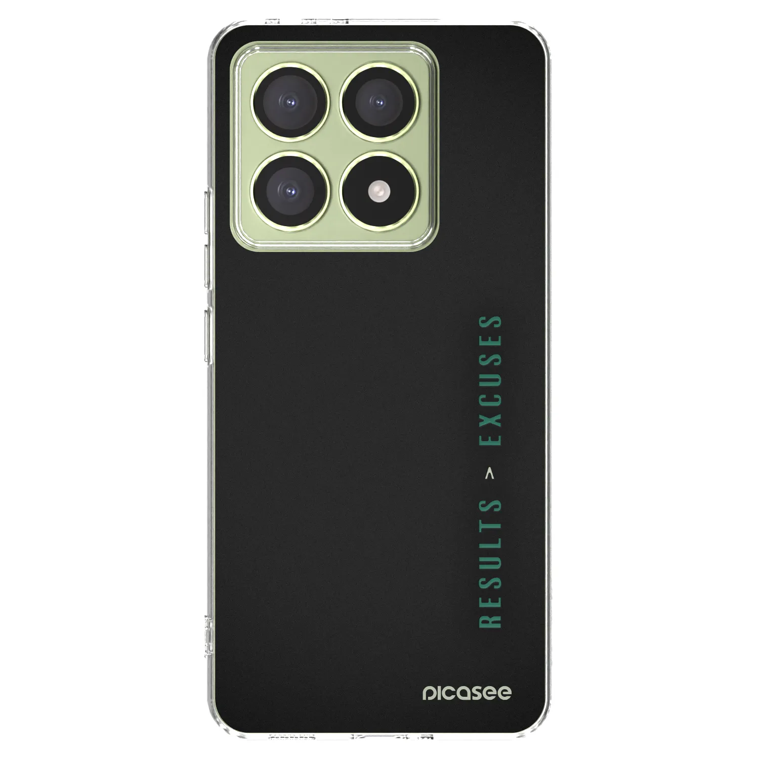 Picasee silikonowe przeźroczyste etui na Xiaomi 14T - Results x Excuses