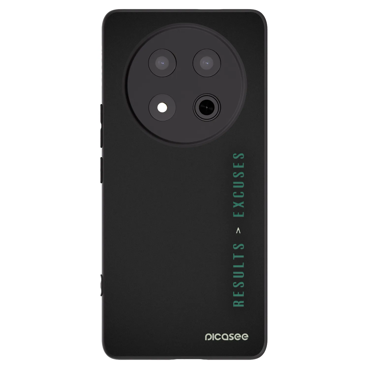 Picasee silikonowe czarne etui na Honor Magic7 Lite 5G - Results x Excuses
