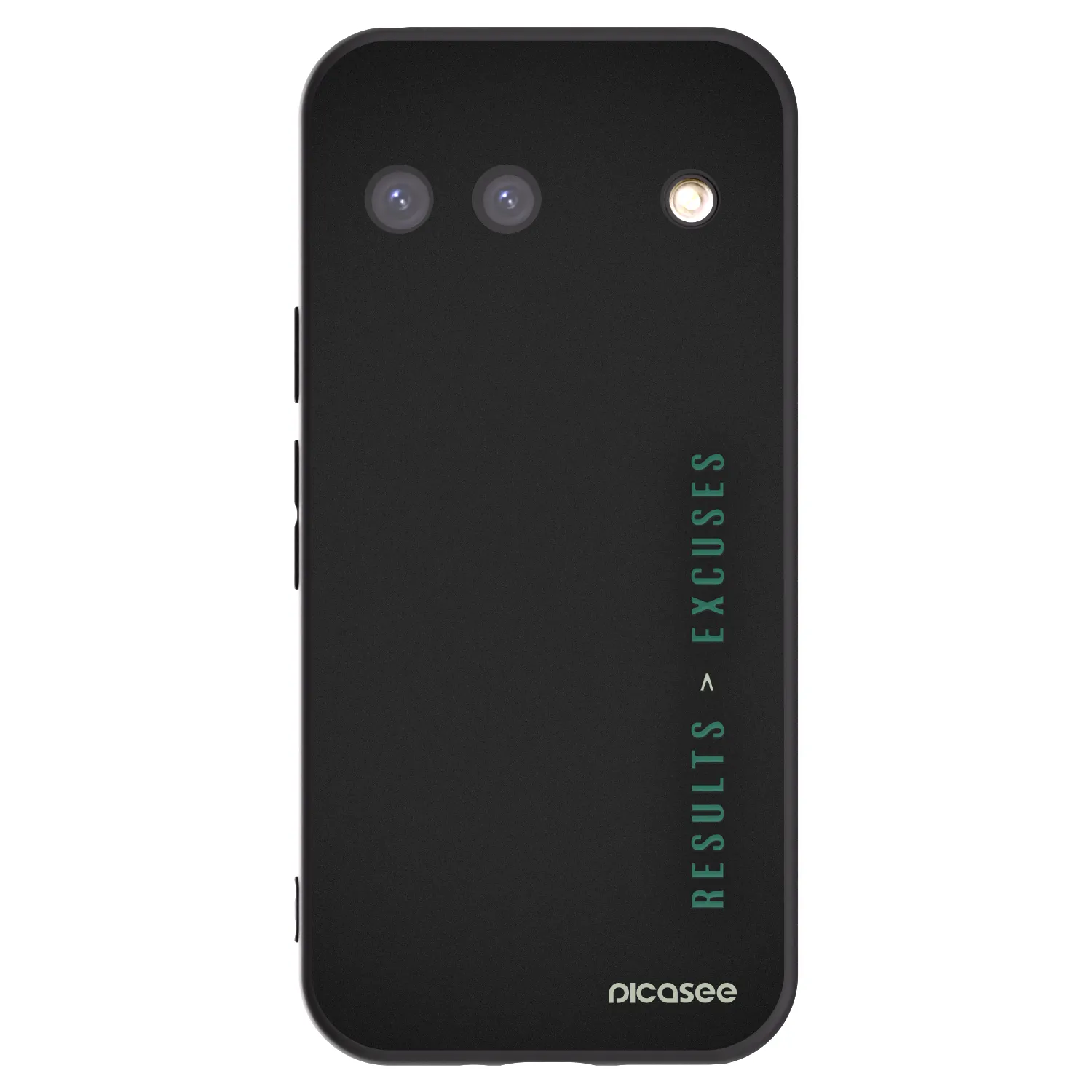 Picasee silikonowe czarne etui na Google Pixel 9 - Results x Excuses