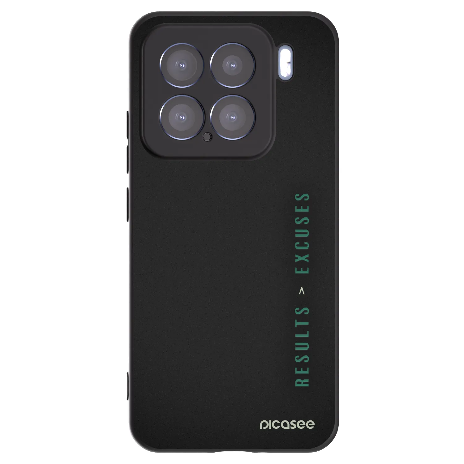 Picasee silikonowe czarne etui na Xiaomi 15 - Results x Excuses