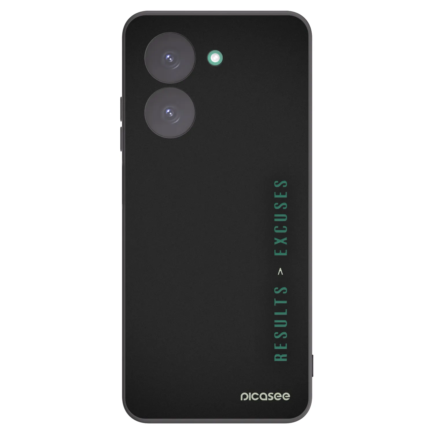 Picasee silikonowe czarne etui na Xiaomi Redmi A5 - Results x Excuses
