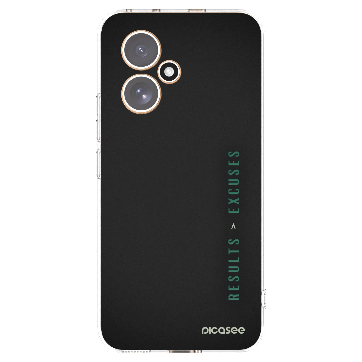 Picasee silikonowe przeźroczyste etui na Honor 400 5G - Results x Excuses