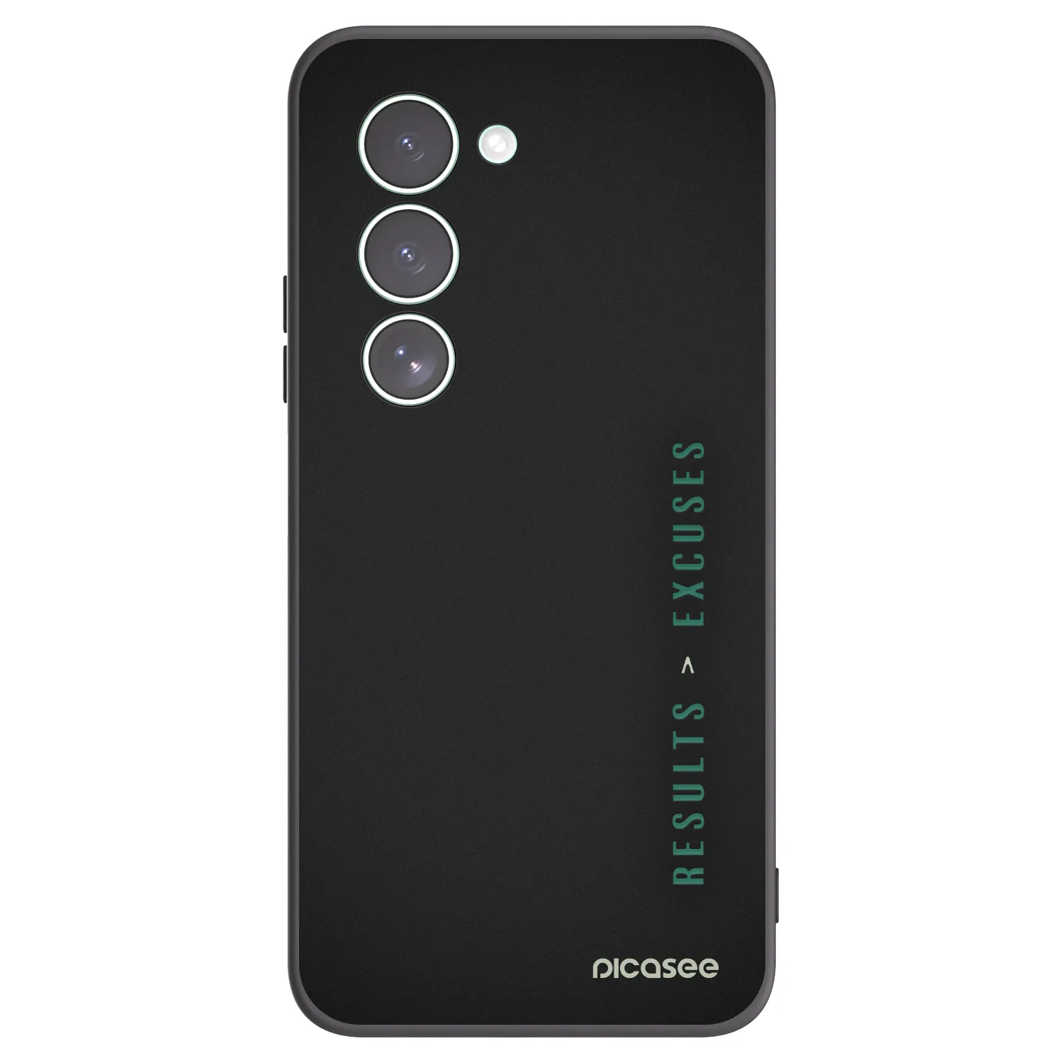 Picasee silikonowe czarne etui na Xiaomi Redmi 15 5G - Results x Excuses